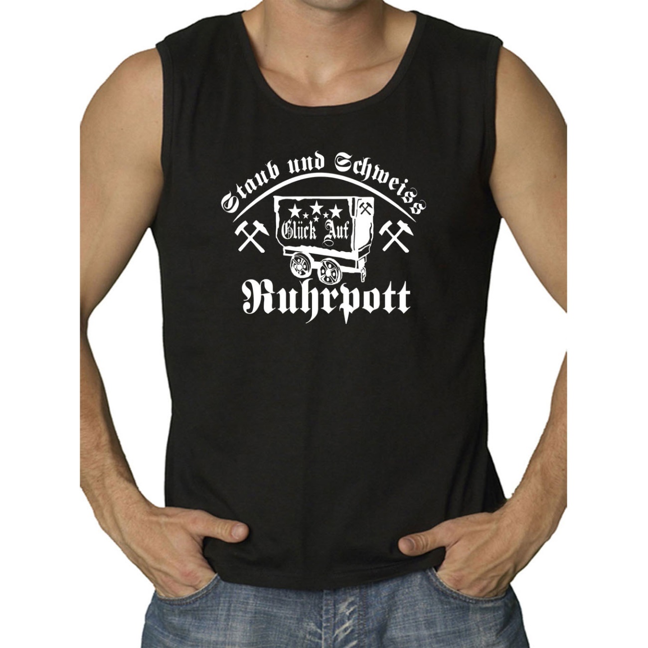 Muskelshirt Ruhrpott Staub und Schweiss