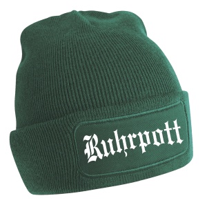 Wollmütze Ruhrpott Schriftzug
