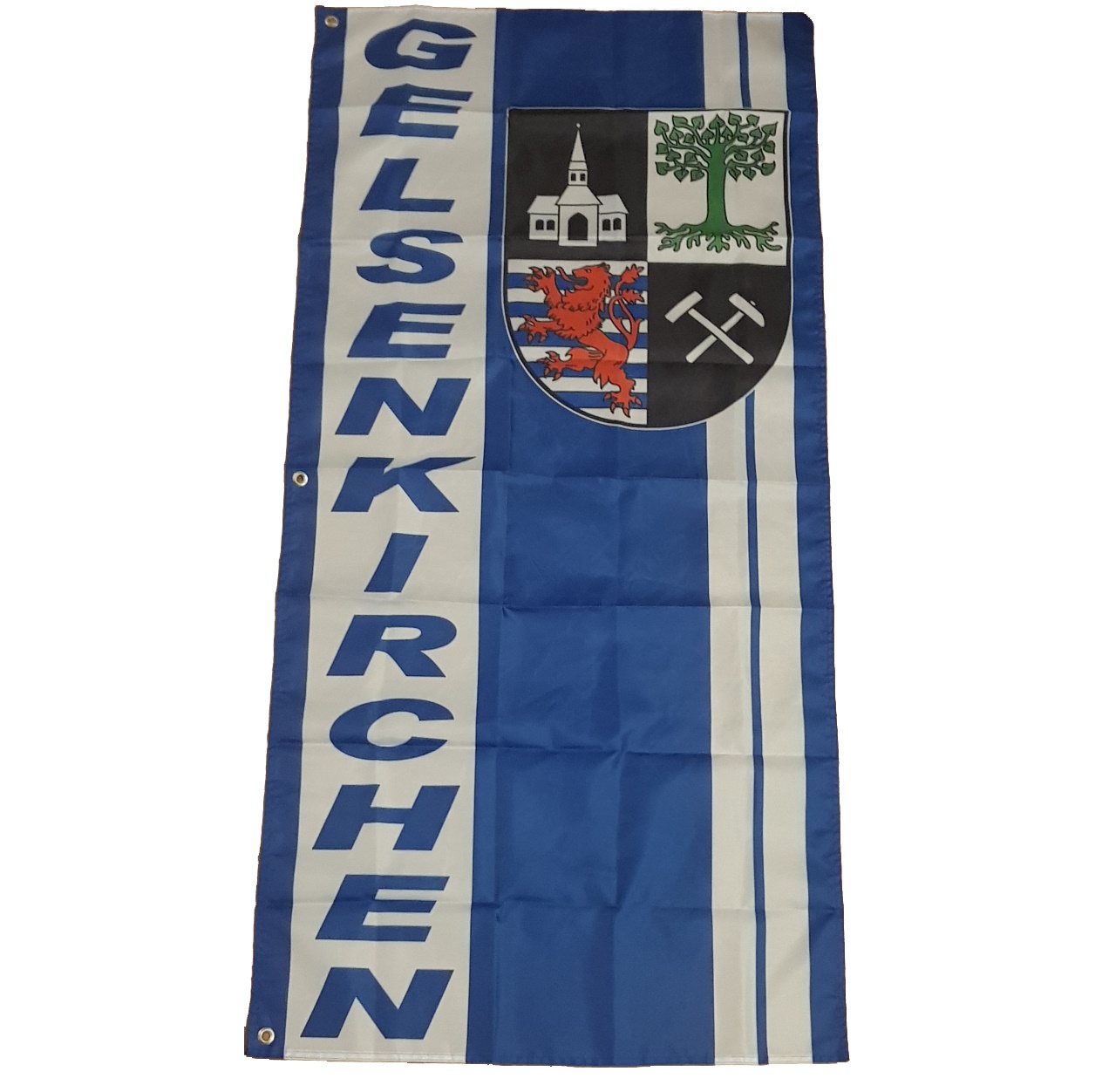Fahne Gelsenkirchen Stadtwappen
