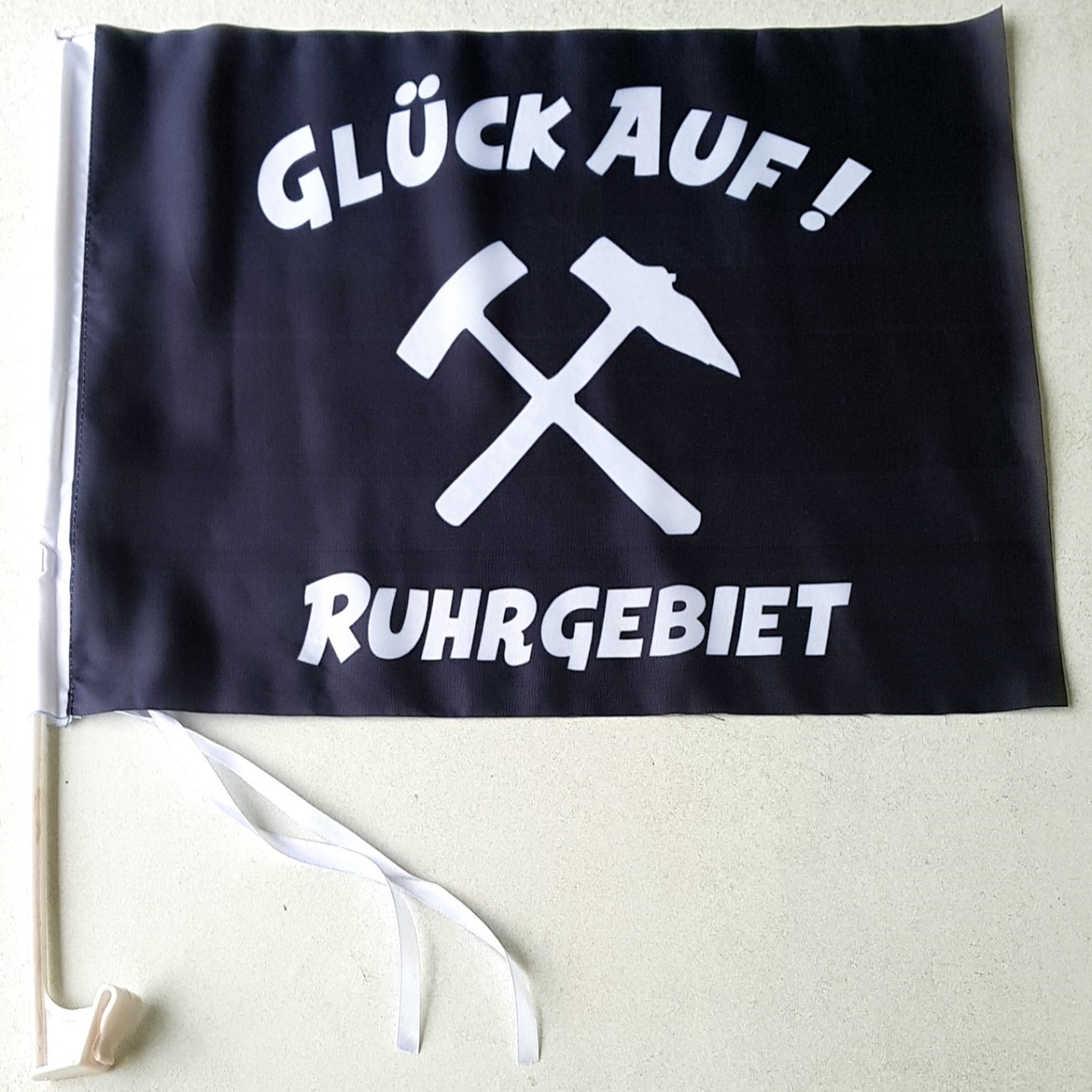 Autofahnen Seitenfenster Glück Auf Ruhrgebiet
