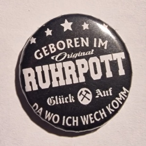 Button Ruhrpott Glück Auf