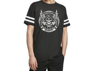 T-Shirt White Stripes Ruhrpott Skull