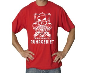 T-Shirt Crime-Industrie Ruhrgebiet Gangster