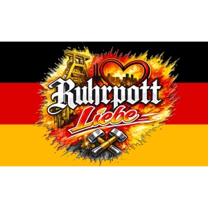 Fahne Ruhrpott Liebe Fahne Ruhrpott Liebe