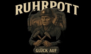 Fahne Ruhrpott Glück Auf Fahne Ruhrpott Glück Auf