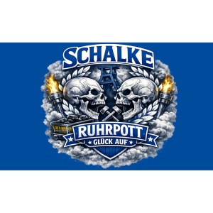 Fahne Gelsenkirchen Ruhrpott Glück Auf