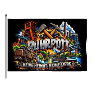 Fahne Ruhrpott Meine Heimat Meine Liebe