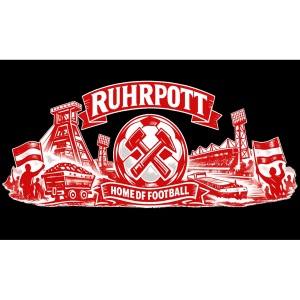 Fahne Ruhrpott Home of Football