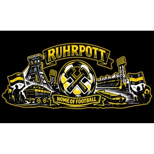 Fahne Ruhrpott Home of Football