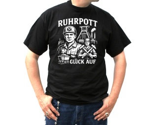 T-Shirt Ruhrpott Glück Auf Industrie Landschaft