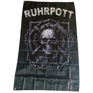 Fahne Ruhrpott Schädel
