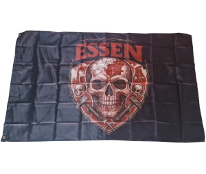 Fahne Essen Schädel
