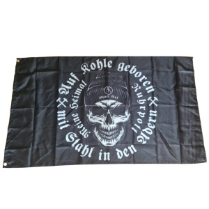 Fahne Ruhrpott Auf Kohle geboren