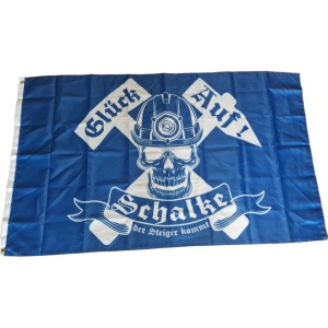Fahne Schalke Glück Auf