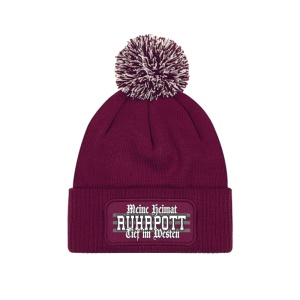 Wollmütze mit Bommel Ruhrpott Meine Heimat
