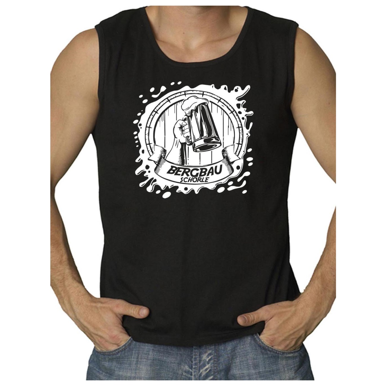Muskelshirt Bergbau Schorle