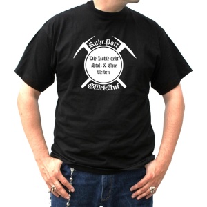 T-Shirt Wappen Die Kohle geht Stolz und Ehre bleiben