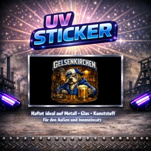 Aufkleber UV Gelsenkirchen Bulldog