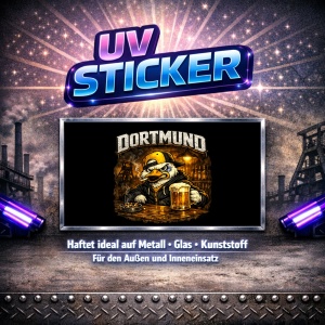 Aufkleber UV Dortmund Bulldog
