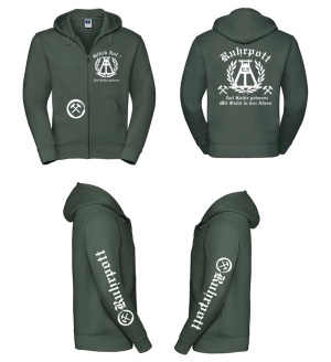 Kapuzenjacke Ruhrpott Auf Kohle geboren Zechenturm
