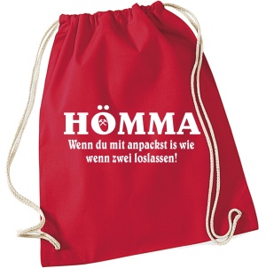 Stringbag Turnbeutel Hömma Wenn du mit anpackst