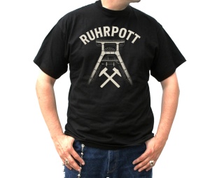 T-Shirt Ruhrpott Zechenmotiv mit Hammer und Schlägel