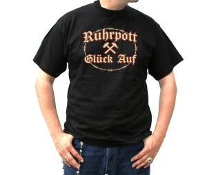 T-Shirt Ruhrpott Glück Auf Stacheldraht