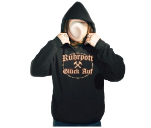 Kapusweatshirt Ruhrpott Glück Auf Stacheldraht