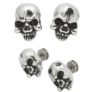 Ohrstecker Schädel