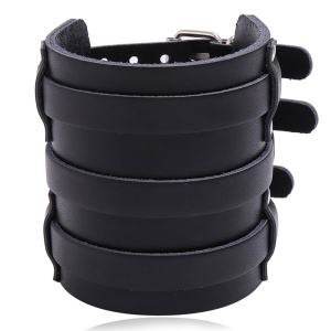 Breites 3Lederarmband