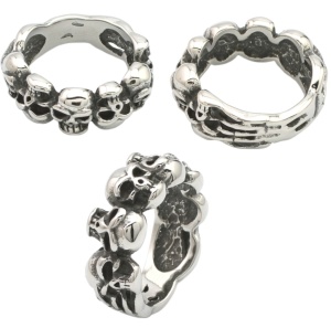 Fingerring Schädel 