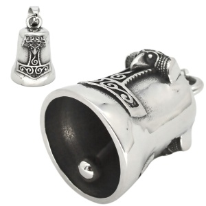 Anhänger Biker Bell Glocke Thor Hammer