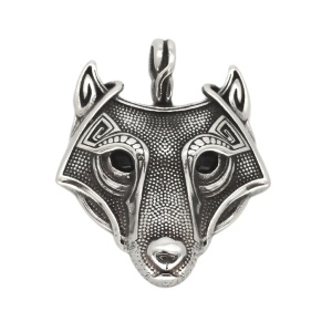 Anhänger Wolfskopf Fenrir