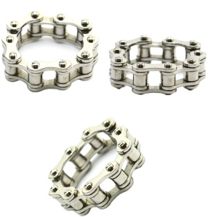 Fingerring Motorradkette