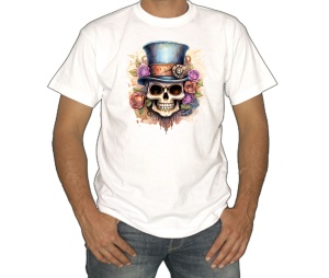 T-Shirt Steampunk Schädel