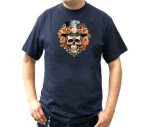 T-Shirt Steampunk Schädel