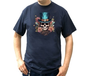 T-Shirt Steampunk Schädel