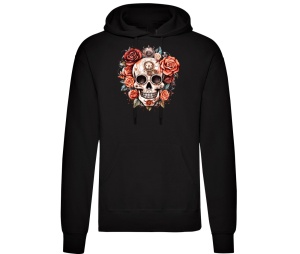 Kapusweatshirt Steampunk Schädel