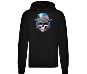 Kapusweatshirt Steampunk Schädel