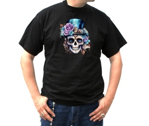 T-Shirt Steampunk Schädel