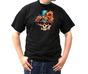 T-Shirt Steampunk Schädel