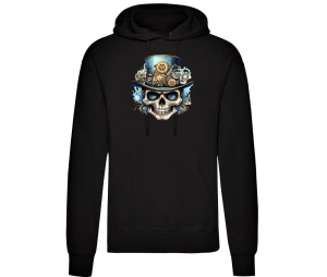 Kapusweatshirt Steampunk Schädel