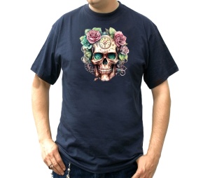 T-Shirt Steampunk Schädel
