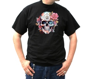 T-Shirt Steampunk Schädel