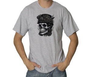T-Shirt Steampunk Schädel