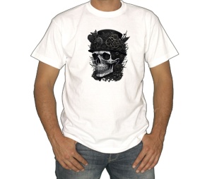 T-Shirt Steampunk Schädel