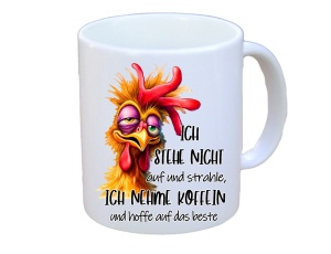 Tasse Ich steh nicht auf