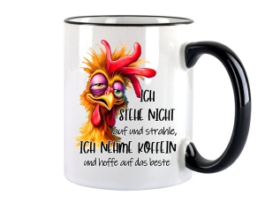 Tasse Ich stehe nicht auf