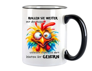 Tasse Rollen Sie weiter