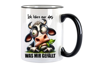 Tasse Ich höre nur das